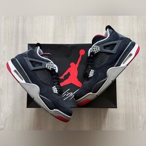 2012 Jordan 4 Retro Bred Sz 9.5 With Original Box